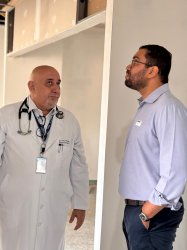 Secretário de Saúde de Sertãozinho visita a Santa Casa de Santos e conhece rotina hospitalar